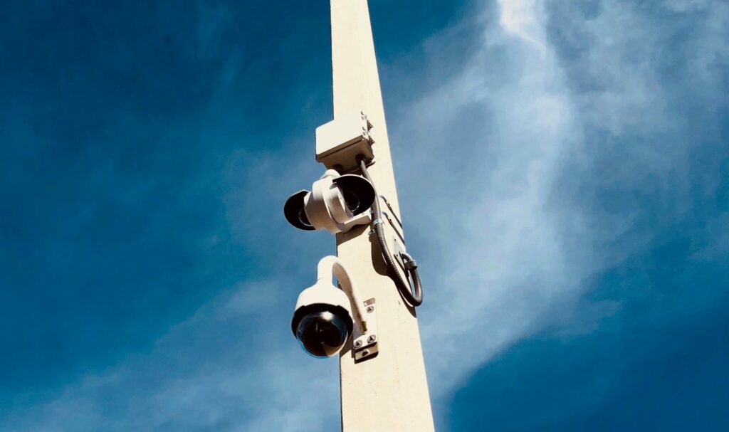 surveillance camera pole